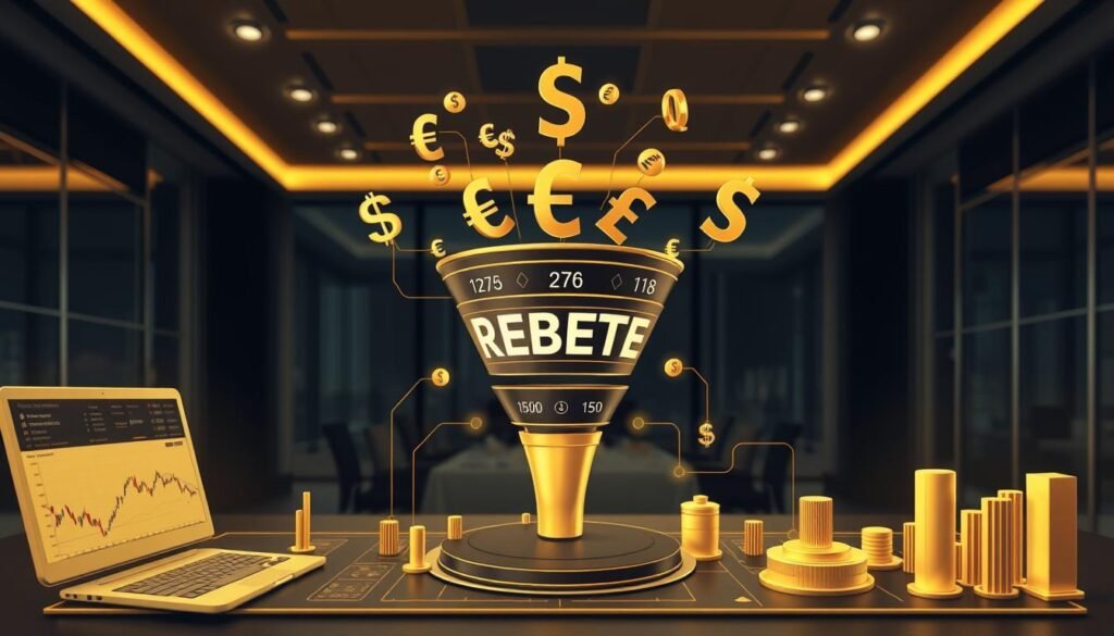 กลไกการทำงานของรีเบท Forex