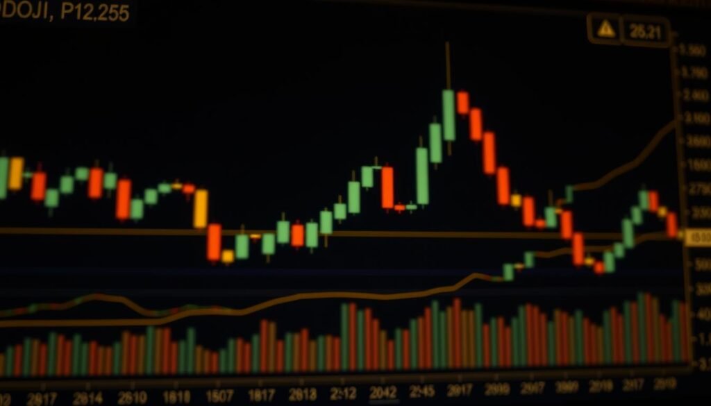 ลักษณะของ doji candlestick